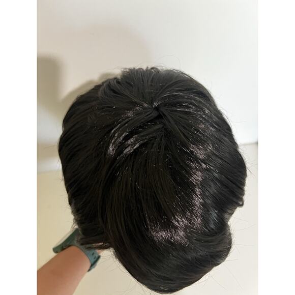 Women’s Short Straight Black Wig Soft Classic Cap Full Synthetic Natural Look - Picture 15 of 15